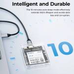 orico tc8-25-25-inch-half-size-type-c-5gbps-transparent-hard-drive-enclosure-support-auto-sleep-8
