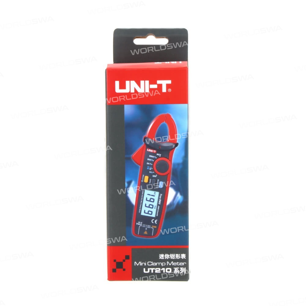 UNI-T UT210E Digital Auto Range 2000 Counts True RMS Clamp Multi-meter Clamp Meter Ammeter Voltmeter