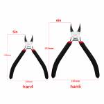 Kaisi Han Series CR-V 5 / 6 Inch Multifunction Industrial Grade Strong Diagonal Pliers
