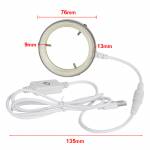 Kaisi 60 LED Ultrathin Adjustable Microscope Ring Light