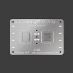 WL High-Quality 0.12mm 2 in 1 A7 A8 A9 A10 CPU Plant Tin Steel Net BGA Reballing Stencil