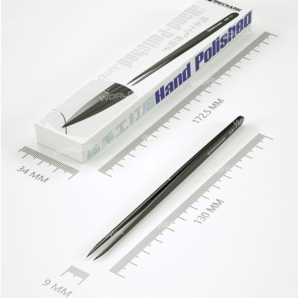 mechanic ks-11-hand-polished-anti-static-precision-jump-wire-tweezer-for-mobile-phone-repair-8
