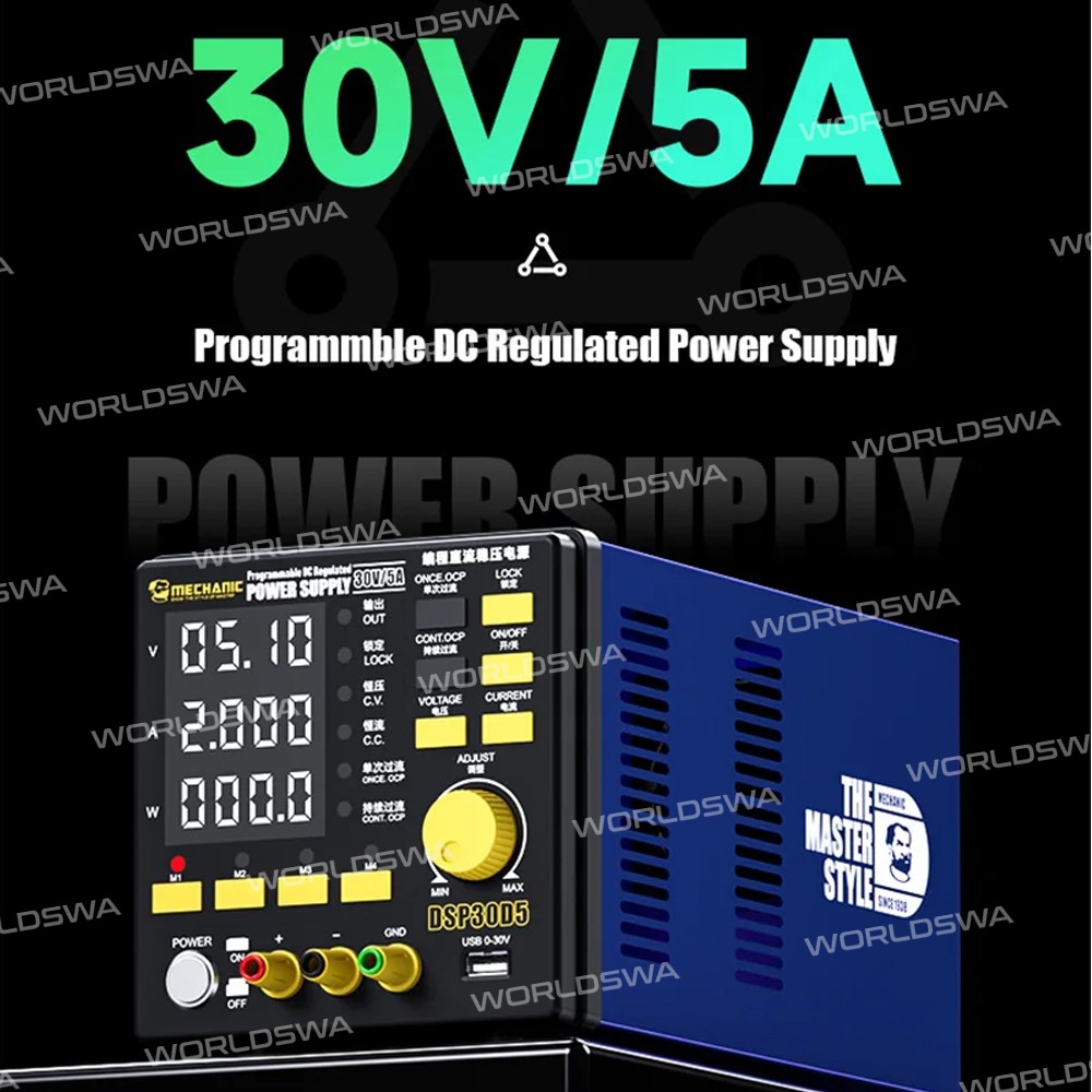 mechanic dsp30d5-30v5a-4-digit-digital-display-programming-dc-regulated-power-supply-4