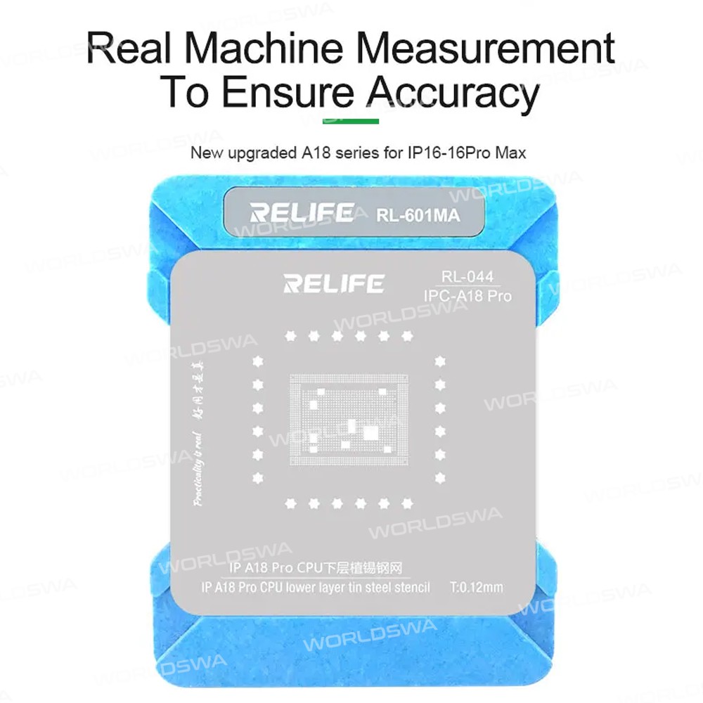 relife rl-601ma-iphone-cpu-lower-layer-tin-planting-platform-set-for-iphone-6-to-16pro-max-a8-to-a18
