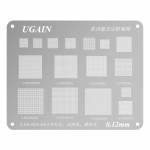 ugain 012mm-universal-solder-multi-purpose-bga-stencil-03-035-04-05-parallel-45-degree-hole-1