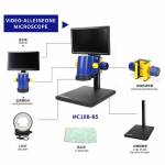 Mechanic MC10B-B5 0.75-4.5X All in One Industrial Grade Microscope with 11.6inch Display LED light a