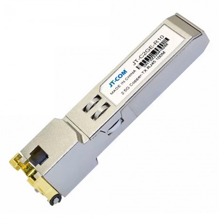 JT-C2GE-R10 2.5G Adaptive Electrical Port Module, RJ45 Conversion SFP-GE-T