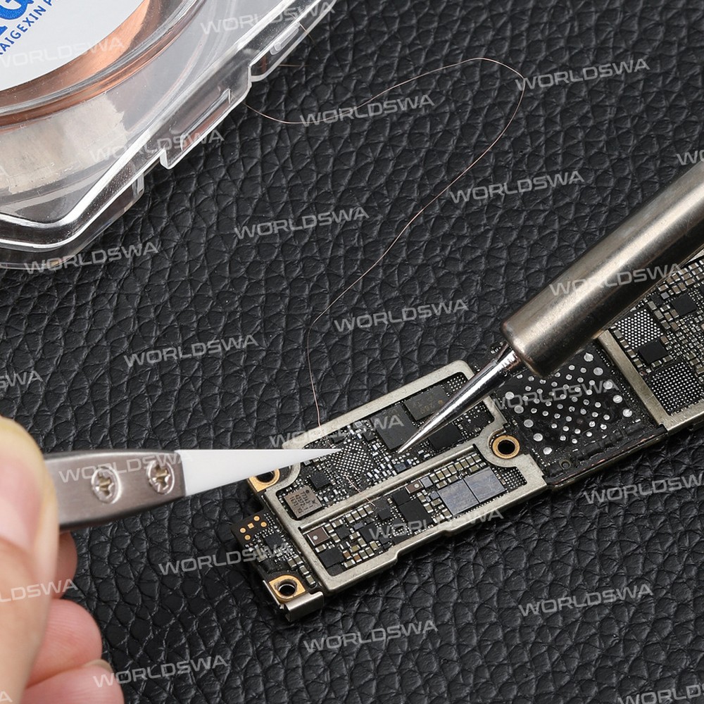 kgx tc002-insulation-nonmagnetic-ceramic-head-stainless-steel-tweezers-for-mobile-phone-repair-5