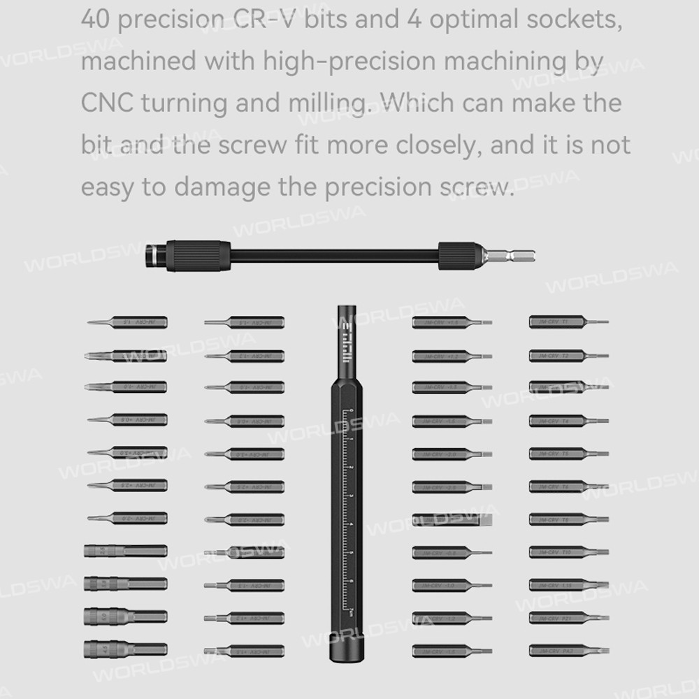 Jakemy JM-8184 47-in-1 Precision Magnetic Screwdriver Set for Mobile Phone / PC Repair