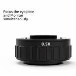 rf4 interface-diameter-25mm-05x-c-mount-adapter-lens-for-trinocular-stereo-microscope-4