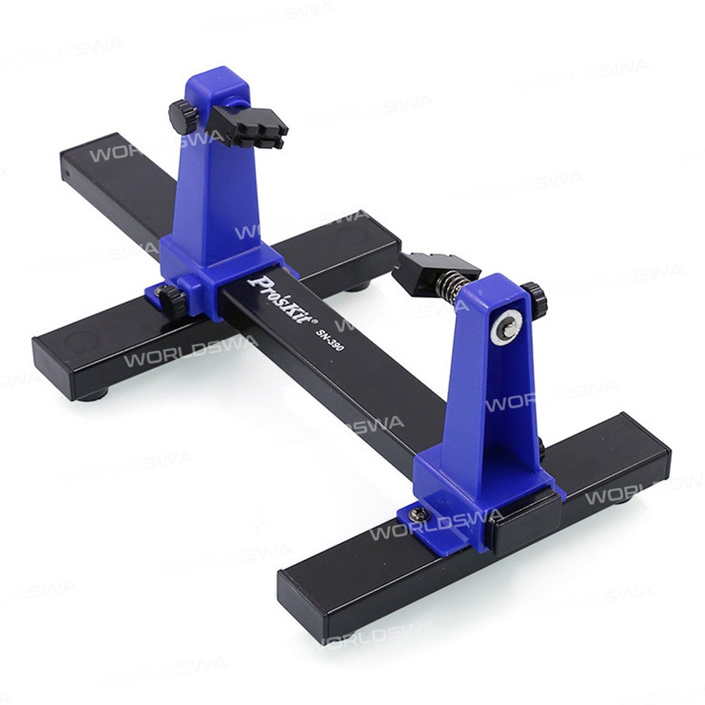 Pro?sKit SN-390 Adjustable 360 Degree Rotation PCB Holder Printed Circuit Board Jig Fixture Solderin