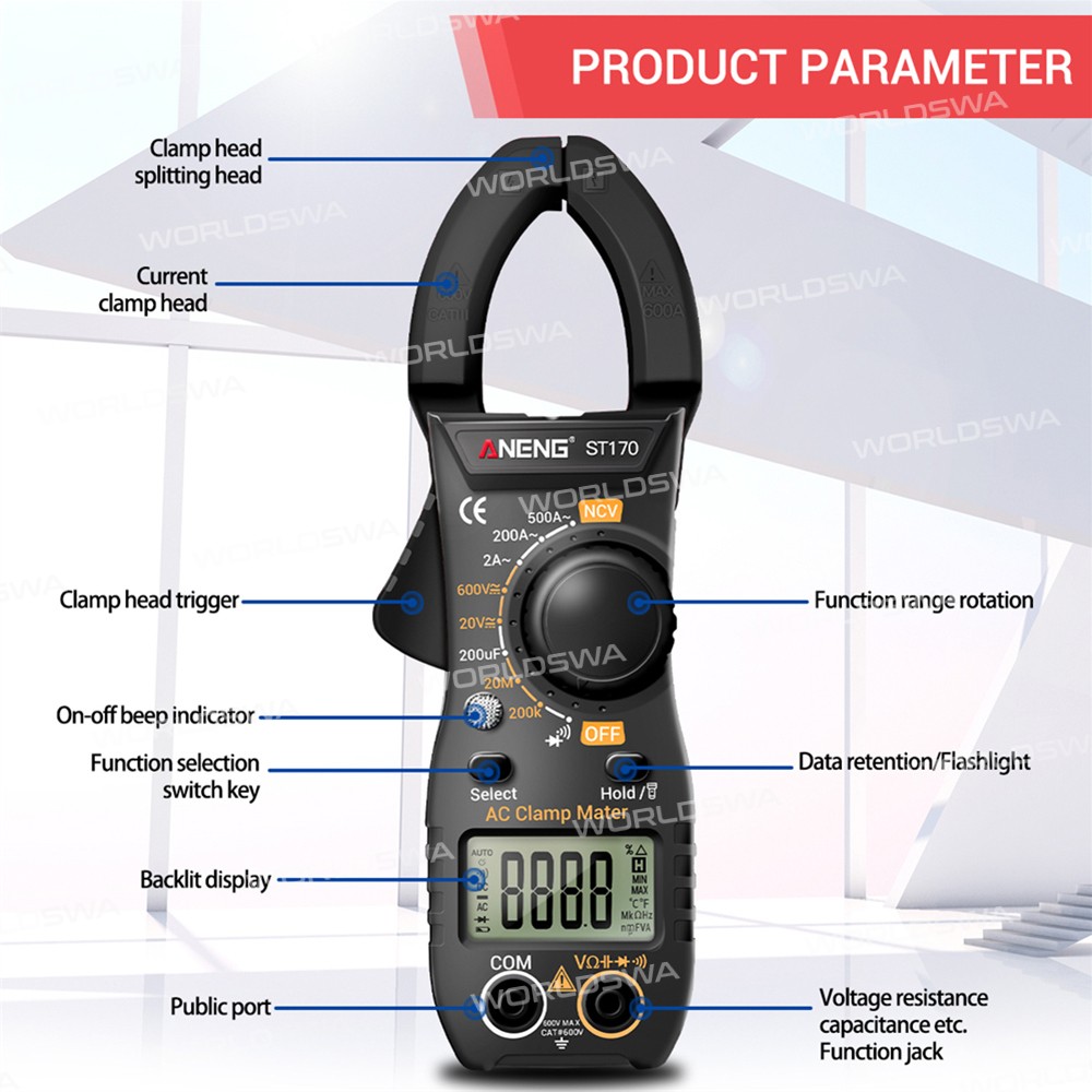 aneng st170-fully-automatic-intelligent-digital-clamp-multimeter-with-ncv-function-10