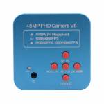 HD 48MP FHD V8 60FPS HDMI USB Industry Video Microscope Camera - Blue
