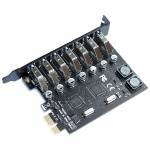 Desktop 7-ports PCI-E to USB 3.0 High-speed Expansion Card