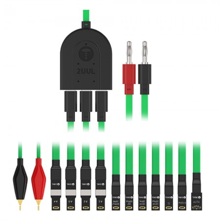 2uul PW02 Mobile Phone Repair Power Cable for iPhone 8-16 & Android Phones Repairing