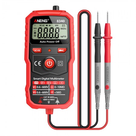 Aneng 8340 Smart Digital Multimeter, Automatic Range with NCV Identification