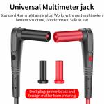 luxianzi 1000v-20a-replaceable-universal-stainless-steel-gilt-multimeter-test-leads-7