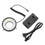 Adjustable 96 LED Microscope Ring Illuminator Lamp with Adapter with AC Power Adapter