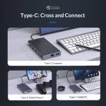Orico CDH-9N 9-in-1 Type-C Multifunctional Docking Station with External M.2 NVMe SSD Enclosure
