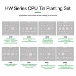 Relife RL-044 Huawei Mobile Series CPU Tin Planting Steel Mesh Set for Huawei Model / Honor Model