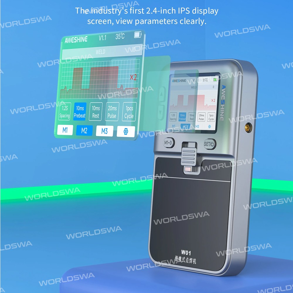 aweshine w01-portable-integrated-battery-spot-welding-machine-with-ips-display-5