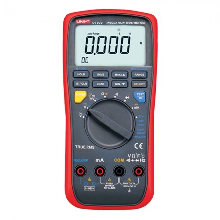 UNI-T UT533 Auto Range True RMS Insulation Resistance Digital Multimeter