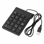 Portable 18 Keys USB Wired Driver-free Mini Digital Keyboard for Desktop Laptop