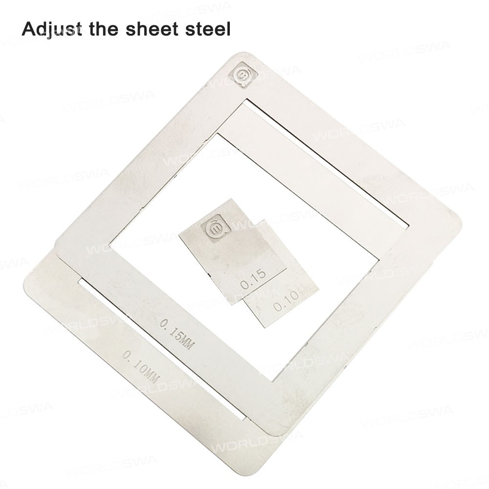 Amaoe 0.15MM EMMC EMCP UFS BGA153 BGA162 BGA169 BGA186 BGA221 BGA254 Reballing Stencil Plant Tin Ste
