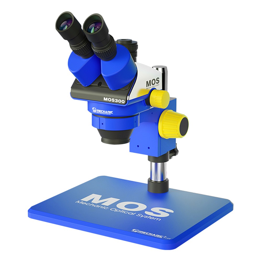 Mechanic MOS260 / MOS300 6X-45X Binocular / Trinocular 360° Rotate HD Stereo Microscope