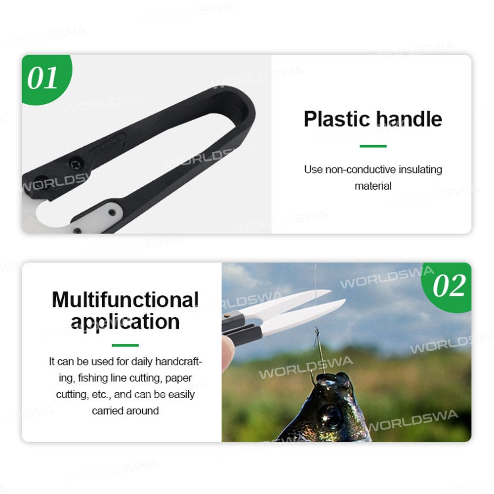 Relife RL-102 Insulated Ceramic U-shaped Shear for Mobile Phone Repair Cutting Work