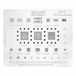 Amaoe OV6 0.12mm BGA Reballing Stencil for OPPO A32 VIVO Y30/Y31 SM4250 SM6115 SM7125 CPU