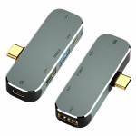 Multi-function 6-in-1 Type-C to USB3.0 Extender Hub