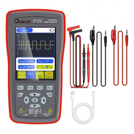 Tooltop ET32C 2-in-1 Multimeter Car Signal Generator