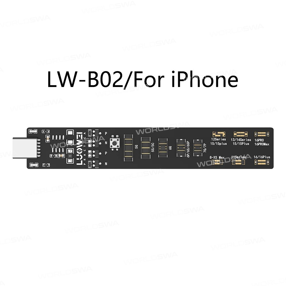 luowei lw-b01-lw-b02-battery-activation-small-board-for-iphone-5-to-16pro-max-android-10