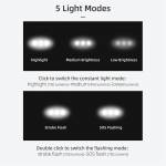 bengguo led-bike-lights-rechargeable-3000mah-9