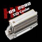 M.2 HR-09 2280/2280 Pro SSD Hard Disk Cooler for Desktop Computer
