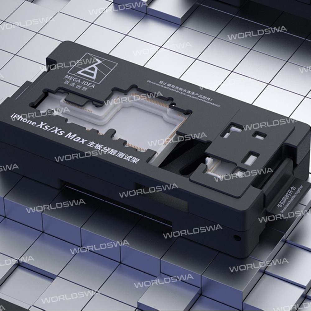 Mega-idea 3-in-1 Motherboard Layering Test Stand Fixture Holder for iPhone X / XS / XS Max