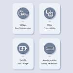 Orico AH-AC10 USB3.1 to Type-C OTG Conversion Adapter Support PD Fast Charge