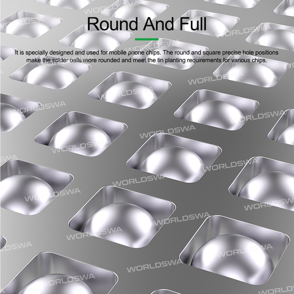 relife rl-044-iphone-series-cpu-tin-planting-steel-mesh-set-4