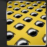 Mechanic 3D BGA Reball Gold Stencil for A11 iPhone X / 8 / 8 Plus