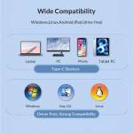 Orico MDK-10P 10-in-1 Type-C Multifunctional Docking Station Compatible HDMI / VGA for Laptop / iPad