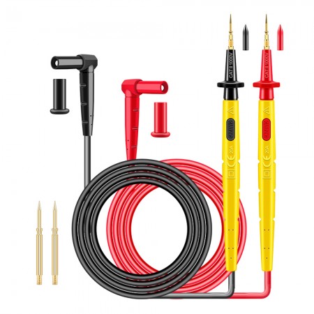 Luxianzi 1000V / 20A Replaceable Universal Multimeter Test Leads in Stainless Steel