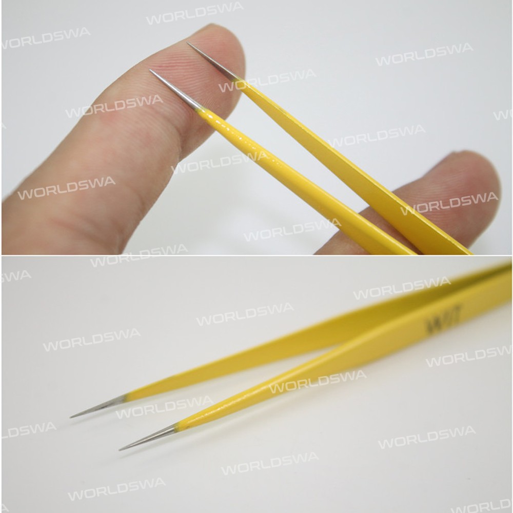 WIT W Series Extra Hardened Anti-Static Stainless Steel Tweezers for Mobile Phone Repair