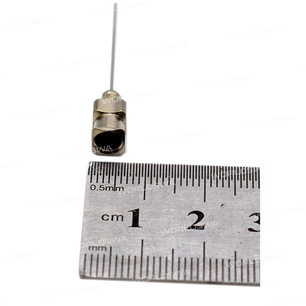 23G Adhesive Glue Liquid Syringe Stainless Steel Needle - 12pcs