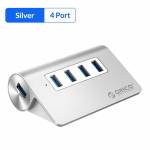 Orico Aluminum Bevel Multi-Port USB 3.0 HUB High-Speed Splitter With 12V Power Adapter