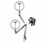 telescopic folding-desktop-cantilever-cell-phone-live-streaming-stand-with-10-inch-led-fill-light-5
