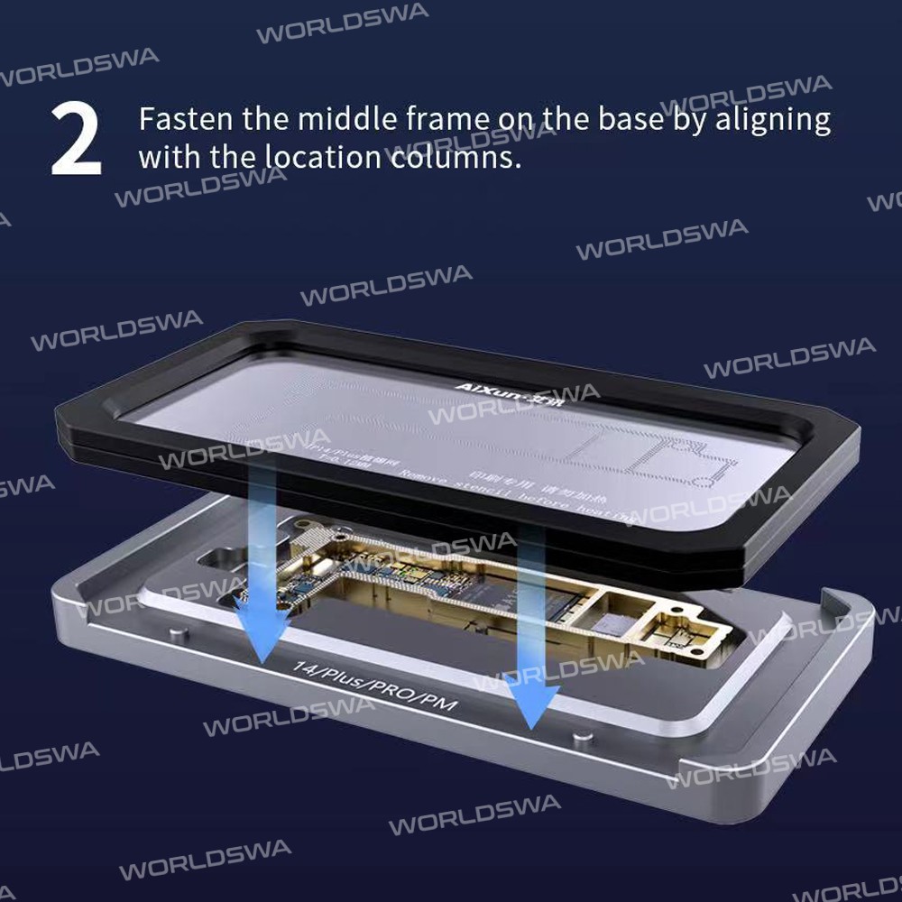 aixun z14-4-in-1-motherboard-middle-frame-planting-tin-stand-4