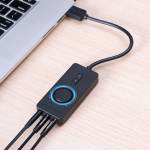 Vention CDRB USB2.0 to 3.5mm External Sound Card Audio Adapter for Phone/Computer/Laptop/PS4