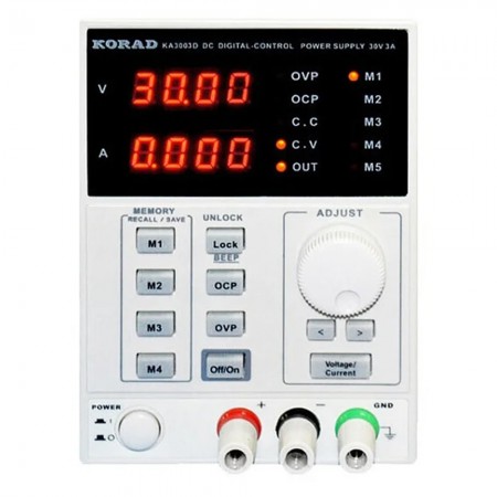 Korad KA3003D 30V 3A Precision Adjustable Digital DC Linear Power Supply Regulated
