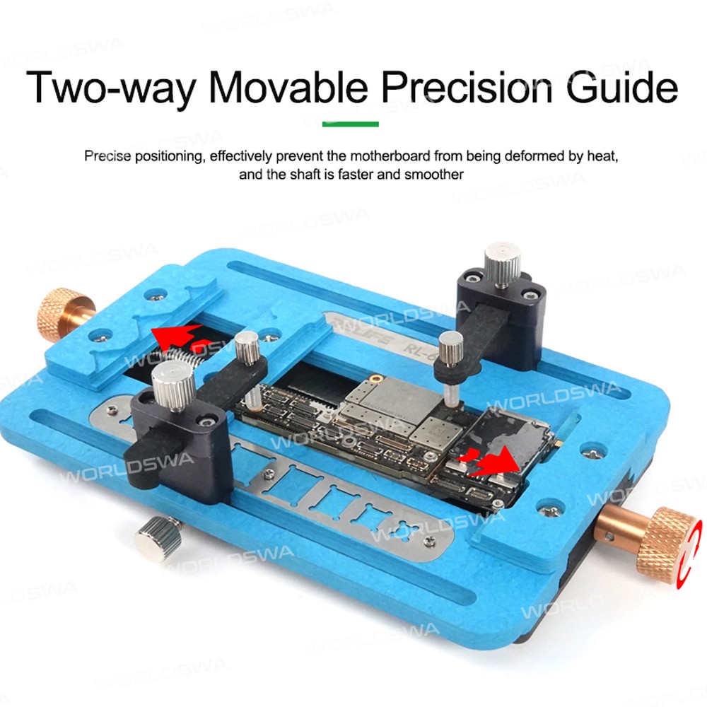 Relife RL-601F Multi-purpose Positioning Additional Track Dual Clamps Universal PCB Fixture